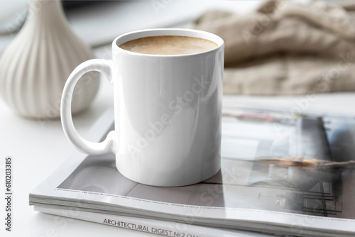 Beautiful mug mockup