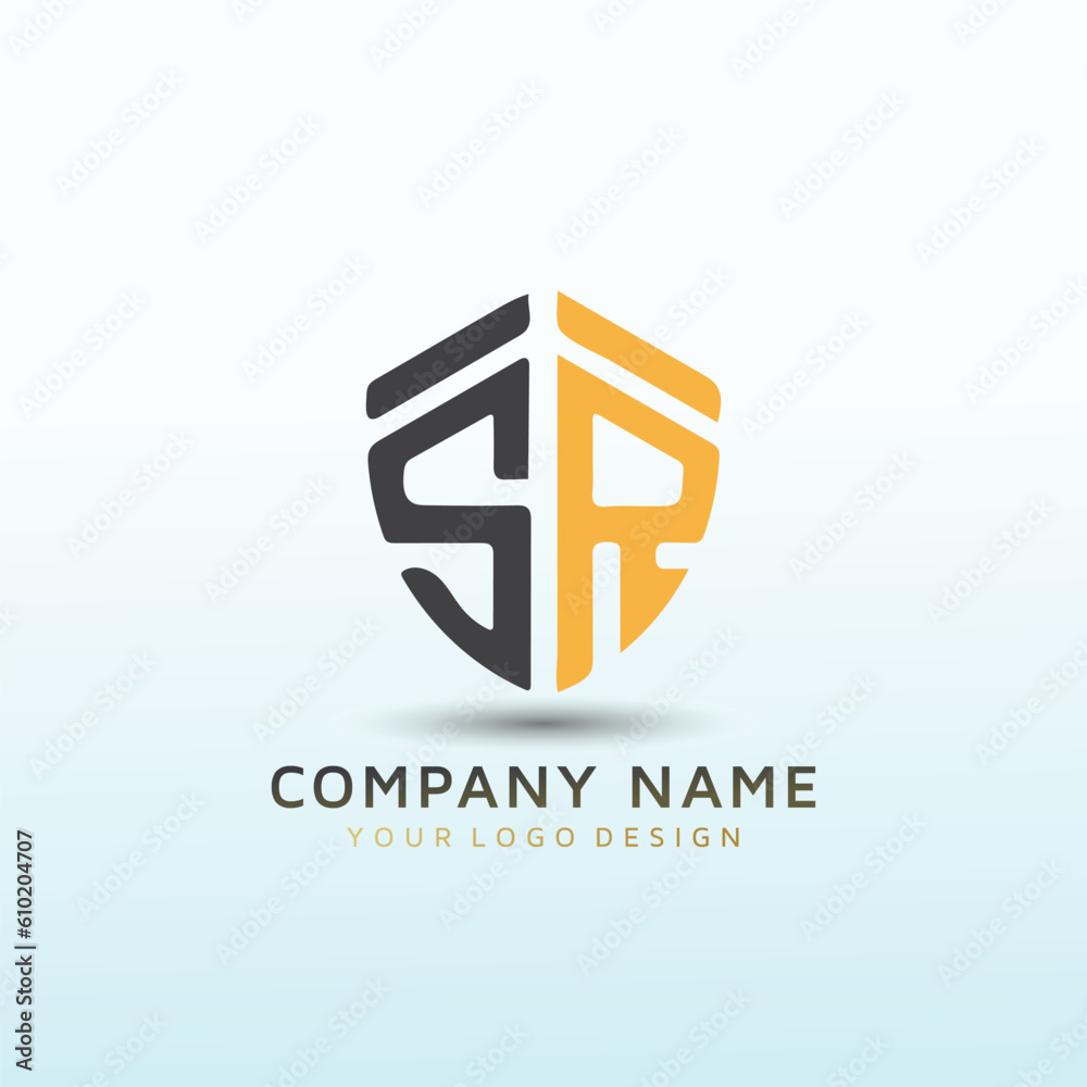 Obraz premium construction technology letter NS logo design