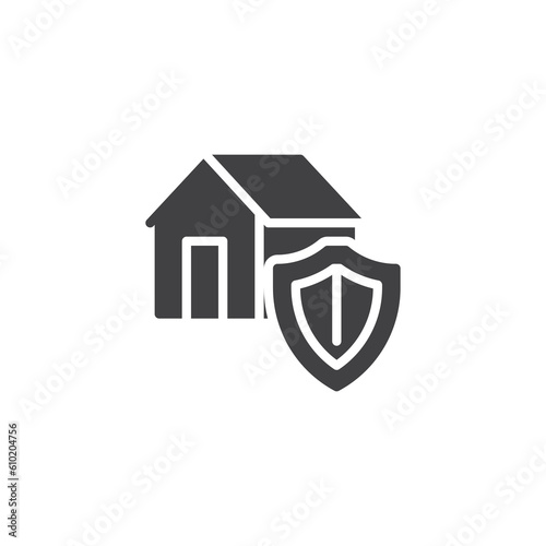 Home insurance vector icon