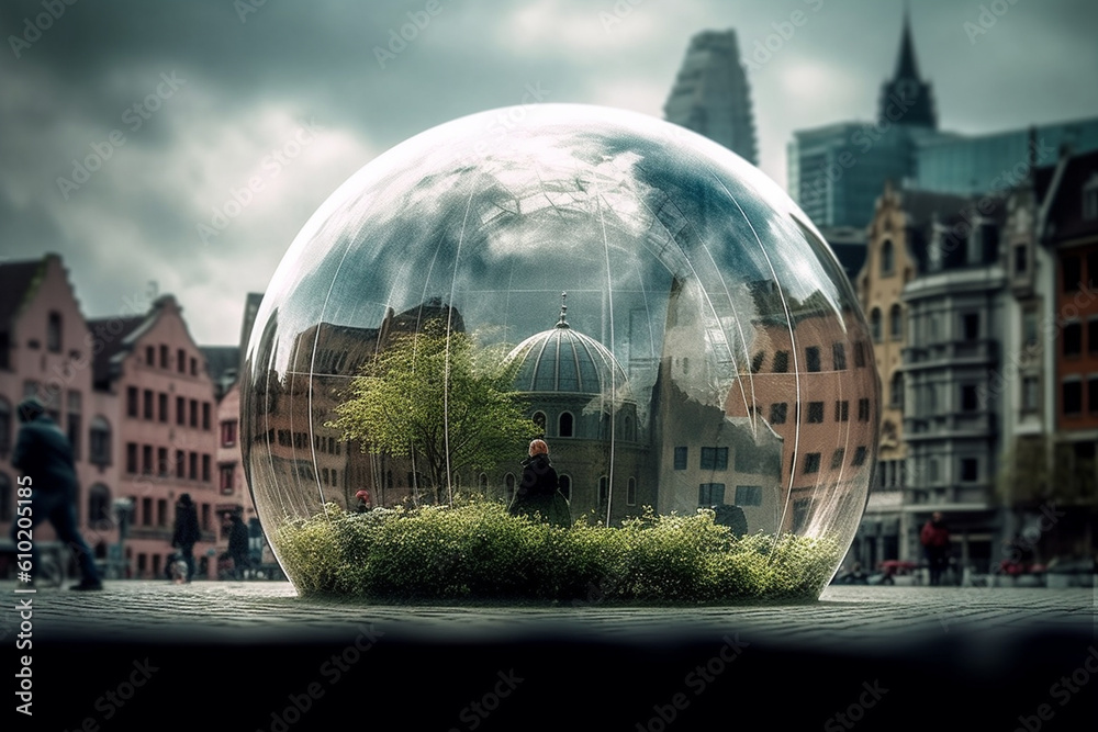  city in a bubble, Generative AI