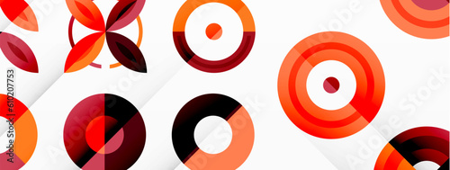 Vibrant and eye-catching vector background featuring a grid of colorful circles arranged in a patterned composition, perfect for modern and trendy designs