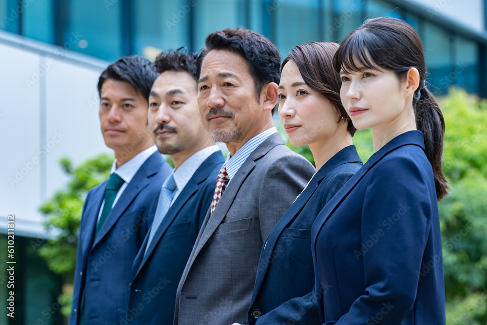 複数のビジネスマン 複数のビジネスマン