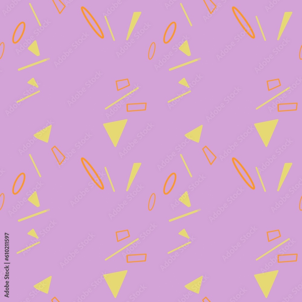 Lavender yellow abstract a geometry pink pattern Lavender yellow abstract a geometry pink pattern