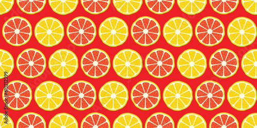 A bold and contemporary citrus vector design that combines the zesty charm of lemons with a playful pop art style, creating a uniquely vibrant and energetic pattern.