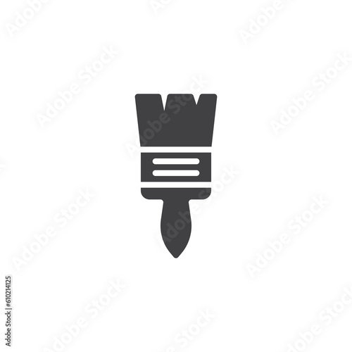 Paint brush vector icon