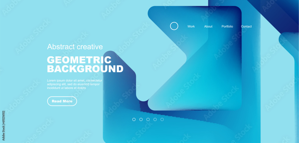 Fluid gradient triangles landing page background. Vector illustration for wallpaper, banner, background, leaflet, catalog, cover, flyer Fluid gradient triangles landing page background. Vector illustration for wallpaper, banner, background, leaflet, catalog, cover, flyer