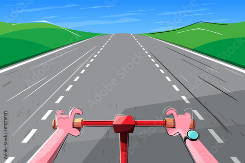 Cyclists should use bike paths to ensure safety from cars on the road.