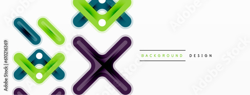 Cross line background minimal geometric template. Design for wallpaper, banner, background, landing page, wall art, invitation, prints, posters