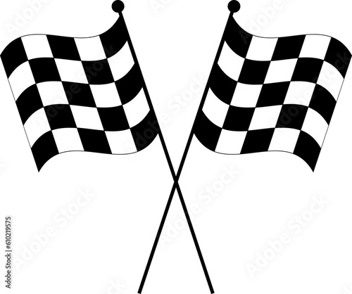 Racing flag svg vector cut file for cricut and silhouette