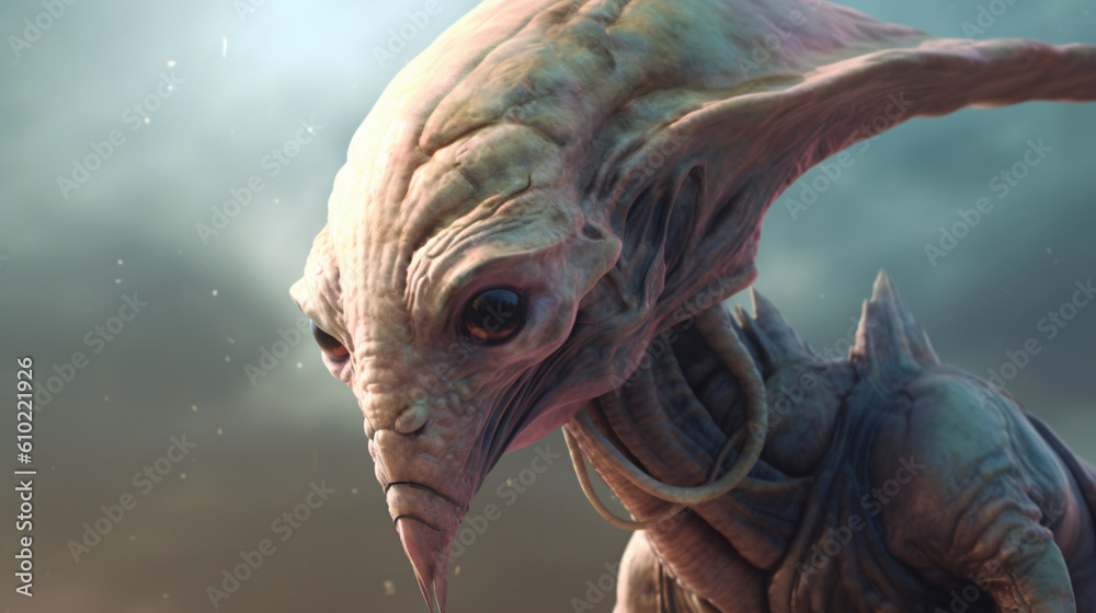 Space alien creature
