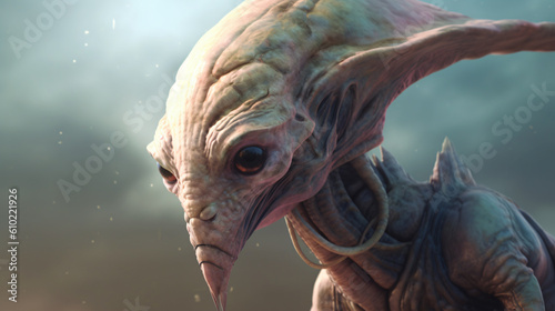 Space alien creature