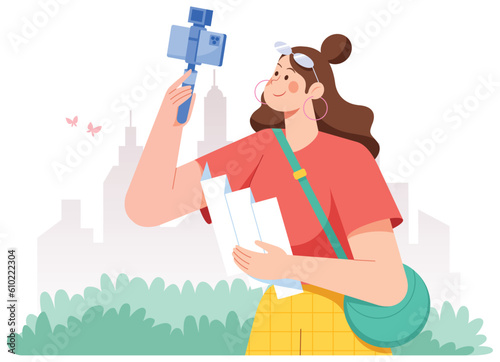Travel Vlogger Female