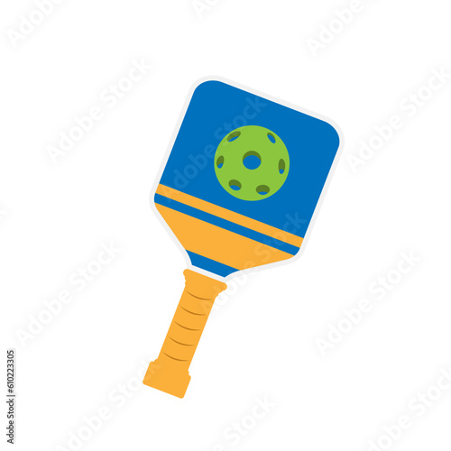 Pickleball Illustration Vector