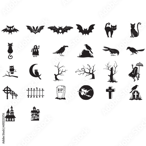 Happy Halloween SVG Bundle, Halloween Svg, Halloween ghost ‍Svg, Happy Halloween Svg, Halloween ghost ‍Svg, Vectors & Illustrations