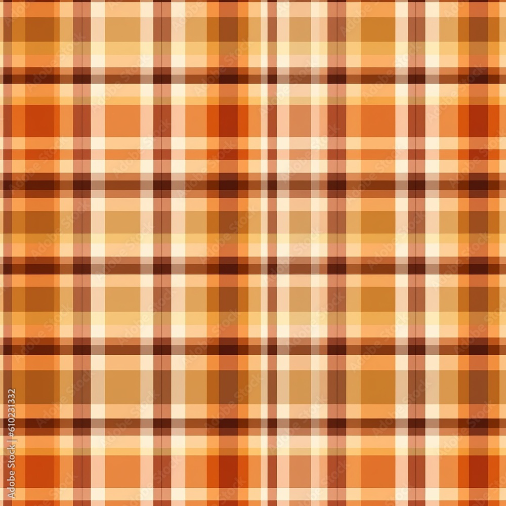 Seamless tartan plaid pattern, Ideal for printing onto fabric and paper or decoration, created by generative AI Seamless tartan plaid pattern, Ideal for printing onto fabric and paper or decoration, created by generative AI