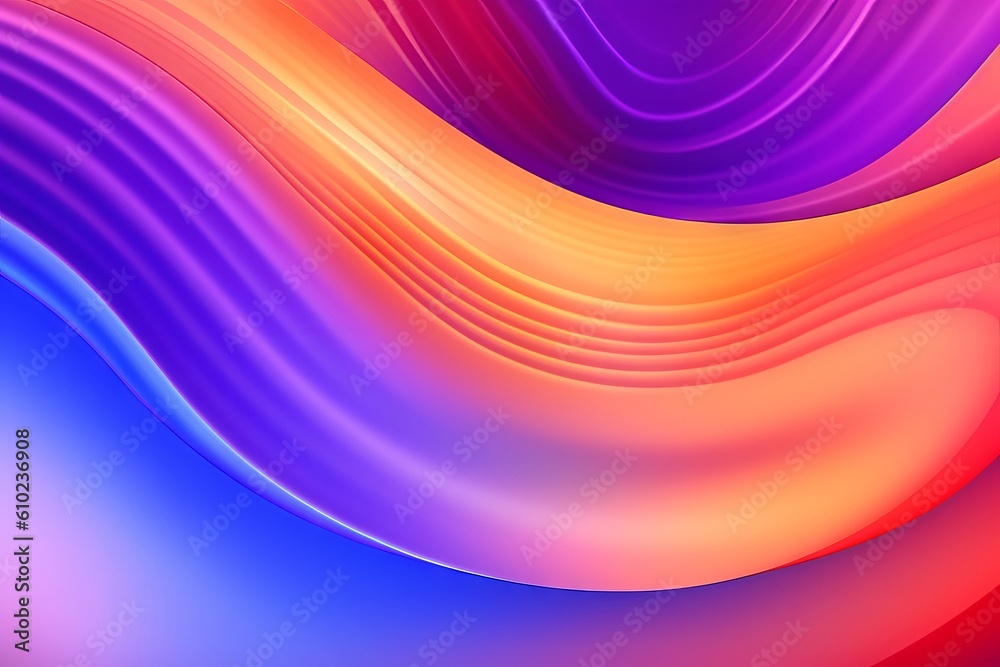abstract colorful wave background. Technology Gradient Trendy background. Generative AI abstract colorful wave background. Technology Gradient Trendy background. Generative AI