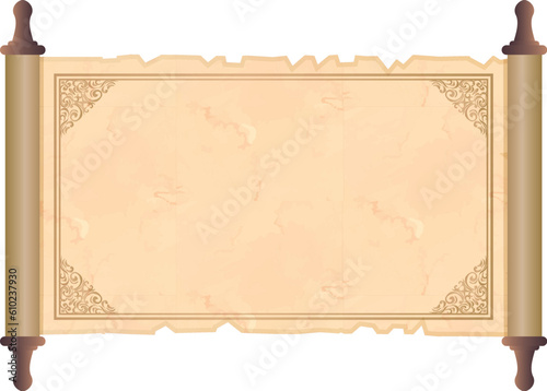 西洋 古代　古紙　巻物