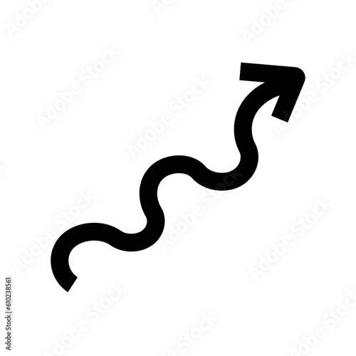 Abstract Line Arrow