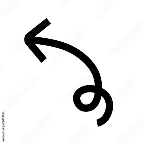 Abstract Line Arrow