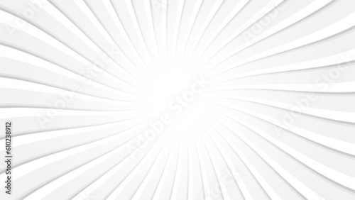 White rays background. Sun rays background. Solar radiance, retro design illustration