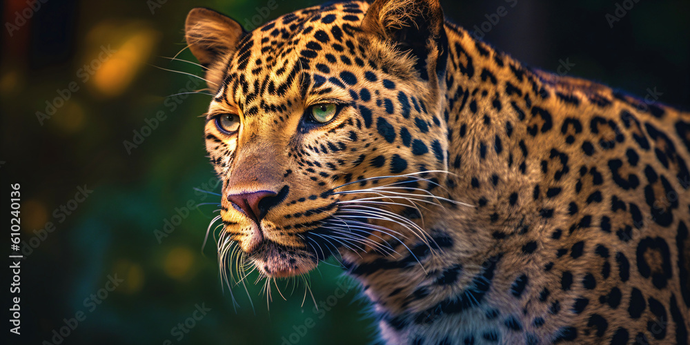 jaguar with a dangerous look, generative ai jaguar with a dangerous look, generative ai