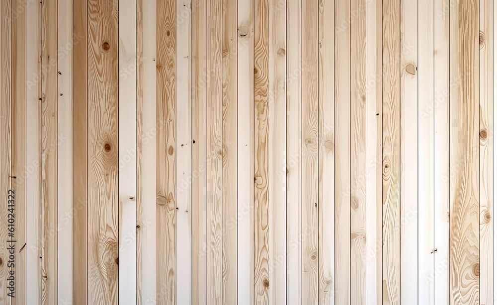 Obraz premium Vertical Wood Panel. 3D Render 