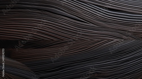 Dark wood pattern featuring rich and intricate textures. Generative AI