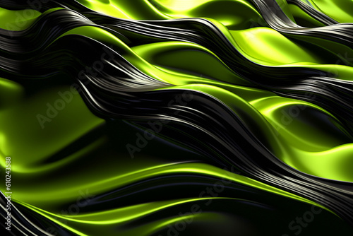 Abstract background with vibrant liquid material