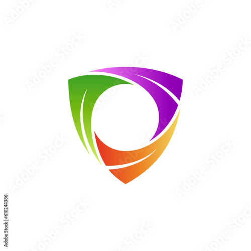 Triple swoosh shield logo design Free Download Triple swoosh shield logo design - GFXLoad