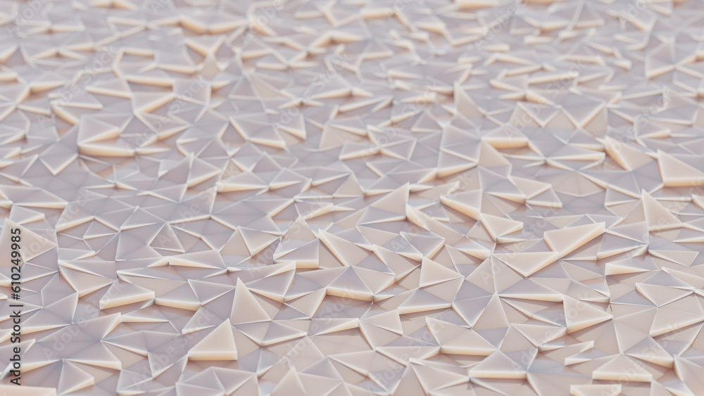 Abstract background of triangles in pastel colors 3D style Abstract background of triangles in pastel colors 3D style