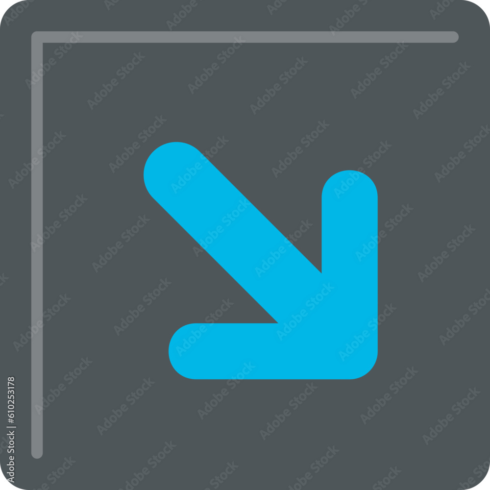 Down Right Icon