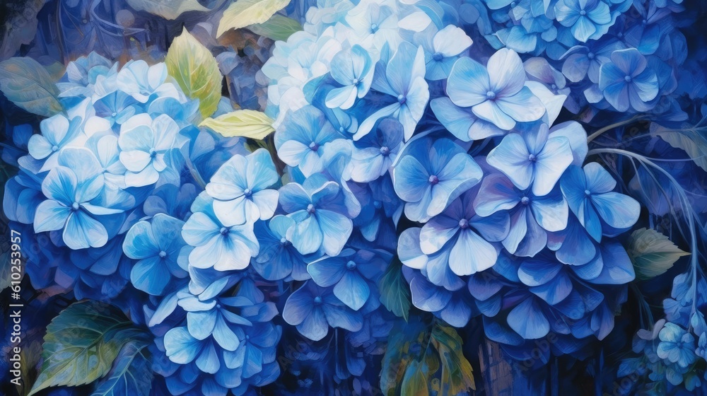 Dreamy blue petals