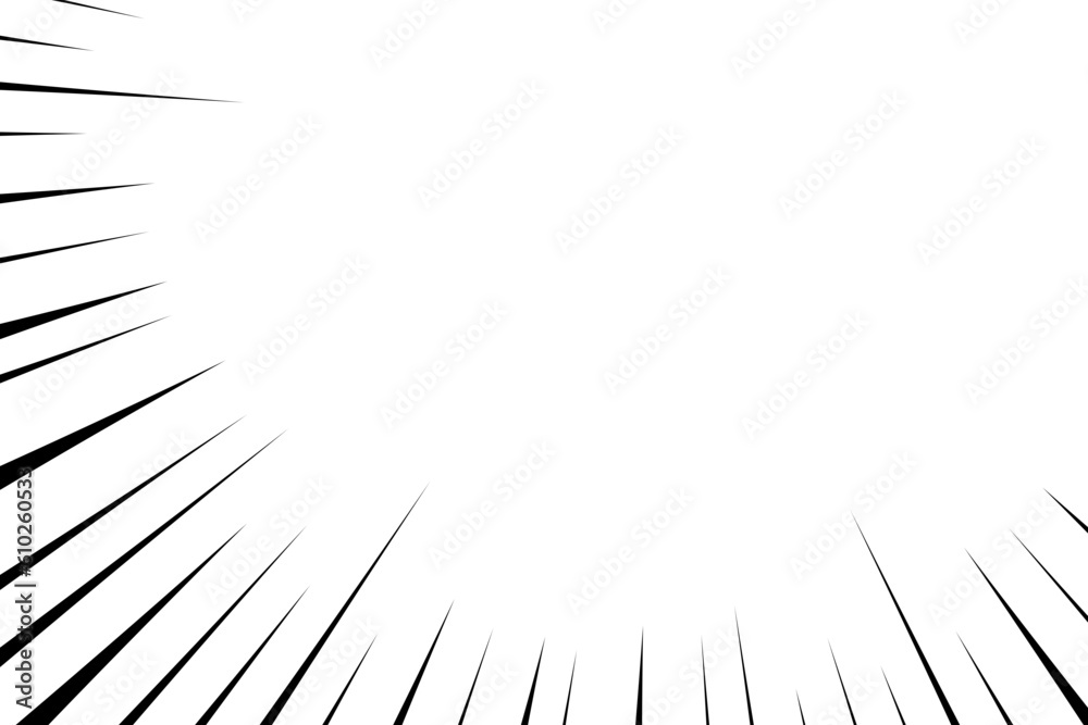 Fototapeta premium Comic Speed Line