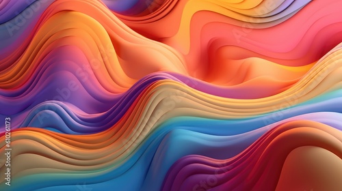 Colorful Ripple Effect Vibrant Gradient Background
