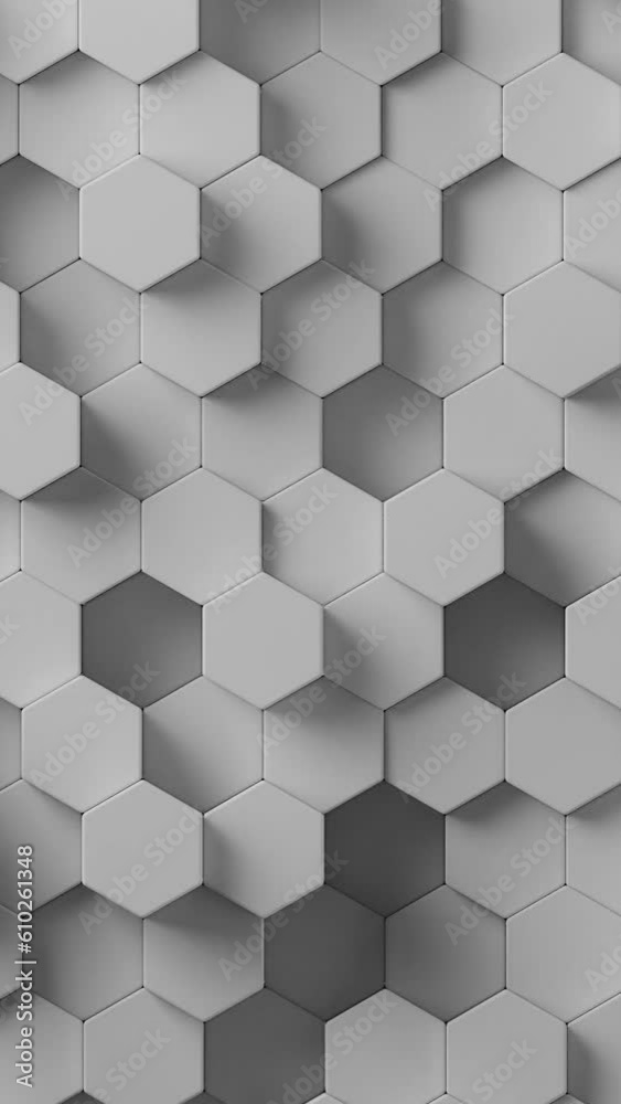 Hexagon Background Vertical Loop Hexagon Background Vertical Loop