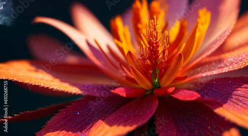 Beautiful floral macro photography [AI Generated]