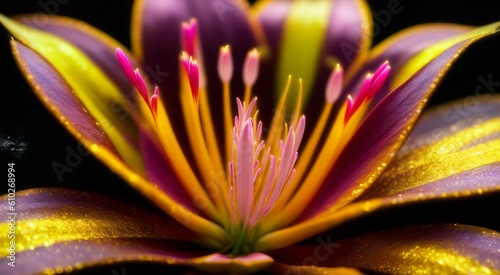 Beautiful floral macro photography [AI Generated]