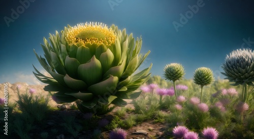 Beautiful floral macro photography [AI Generated]