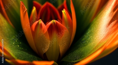 Beautiful floral macro photography [AI Generated]