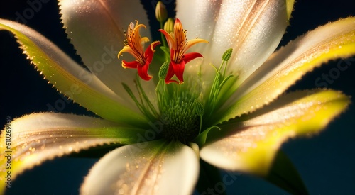 Beautiful floral macro photography [AI Generated]