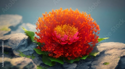 Beautiful floral macro photography [AI Generated]