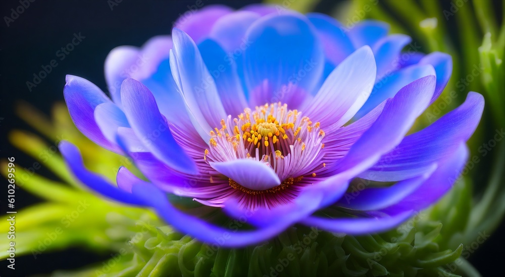 Fototapeta premium Beautiful floral macro photography [AI Generated]