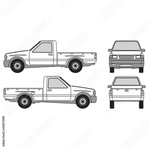 outline of cargo car part 26
