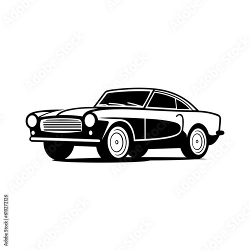 Classic Muscle Car Illustration
