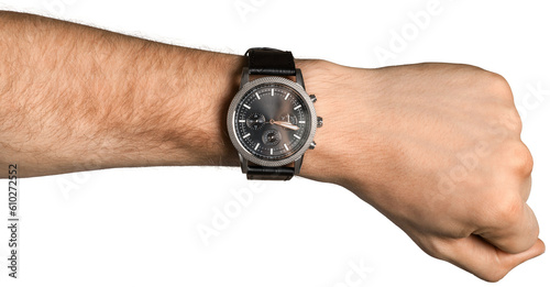 Classy Men's Silver Wrist Watch
