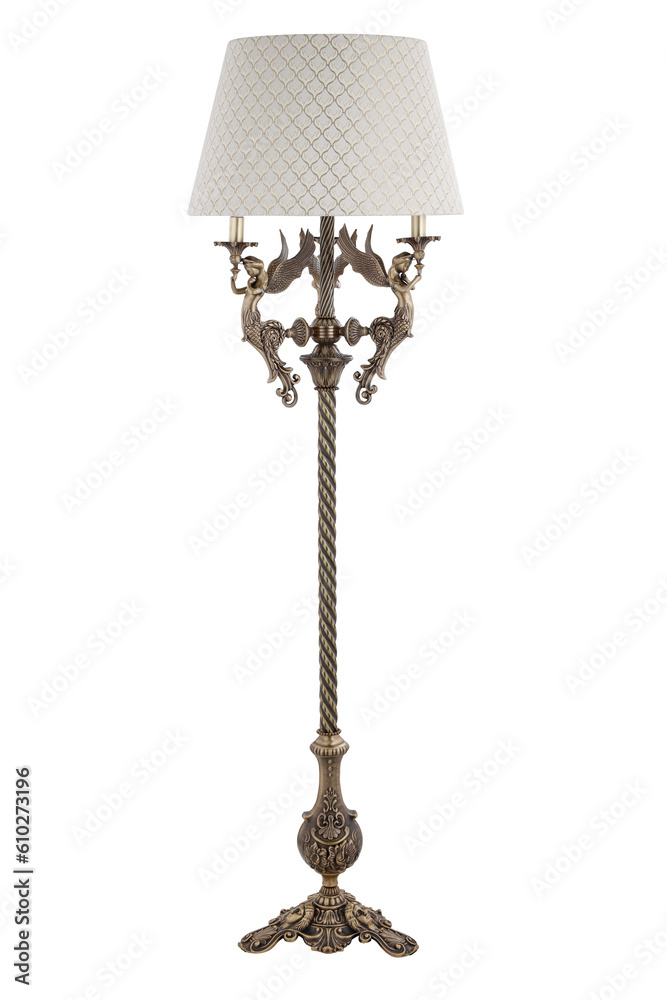 Classic lampshade isolated on white background Classic lampshade isolated on white background