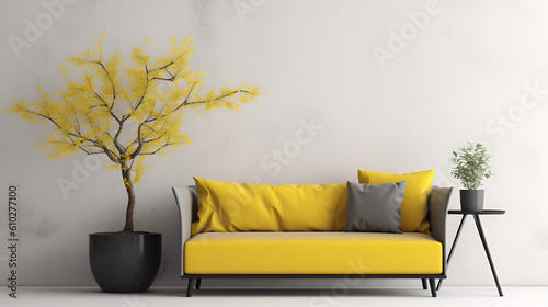 living interior with sofa © wanchalerm