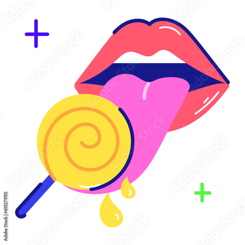 Licking Lollipop 