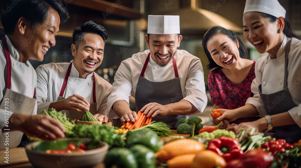 Generative AI. Culinary Instructor Demonstrating Flawless Knife Skills Generative AI. Culinary Instructor Demonstrating Flawless Knife Skills