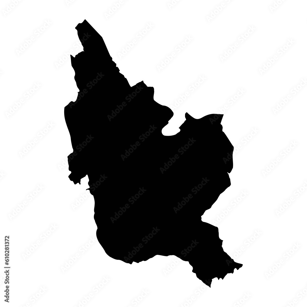 Islwyn map, district of Wales. Vector illustration. Islwyn map, district of Wales. Vector illustration.